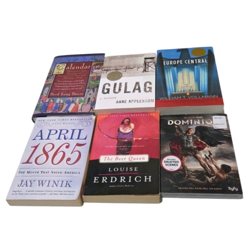 Book & DVD Lot - History, Fiction, Civil War, Gulag, Dominion Season One