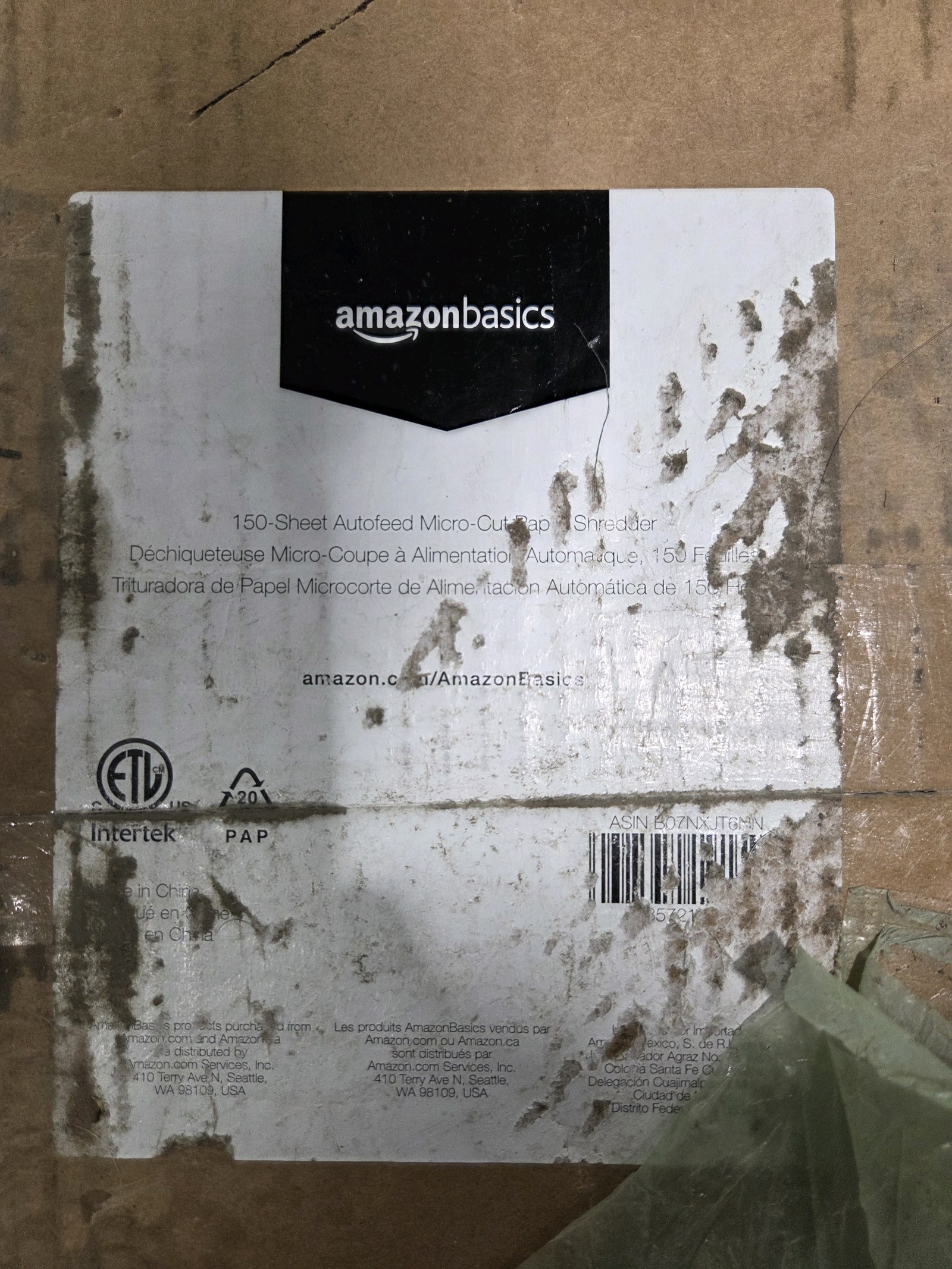 Retail value about $180$250 new. AmazonBasics Paper Shredder  New  European Plug