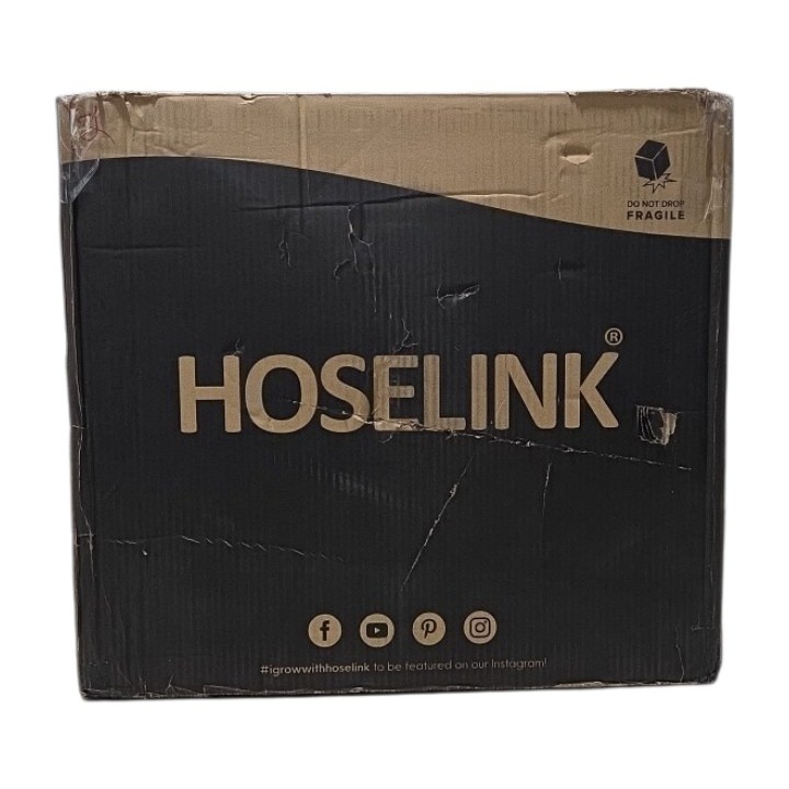 Retail price $259 Hoselink 82 ft Retractable Hose Reel  Charcoal Wall Mount Garden Hose Reel pre owned open box