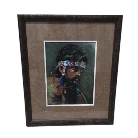 Framed Portrait Wall Art Print AccentArts TruGuard UV Glass Approx. 16x20
