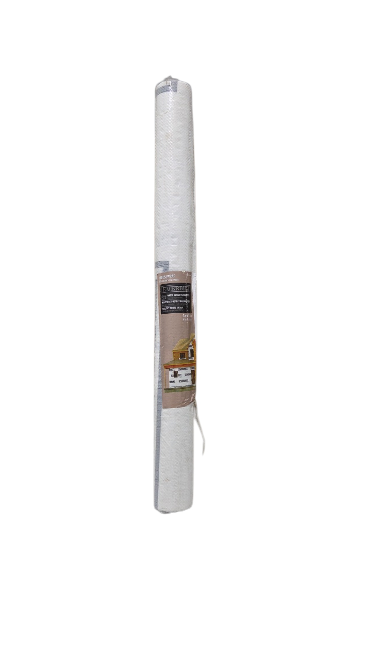 Everbilt Housewrap 3 ft x 100 ft Water Resistive Moisture Barrier 300 Sq Ft Roll