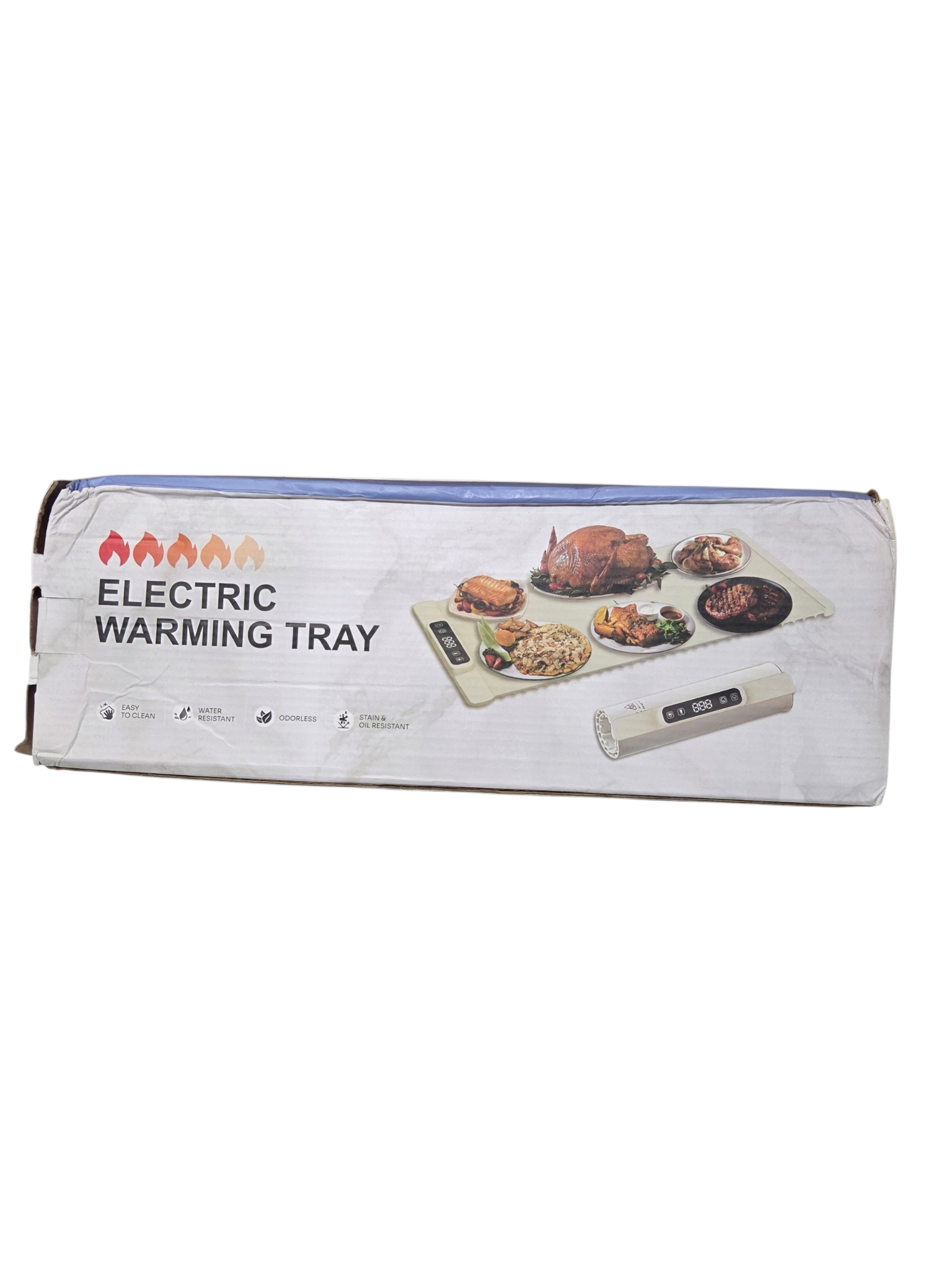 Electric Warming Tray Adjustable Food Warmer 5-Level Temperature