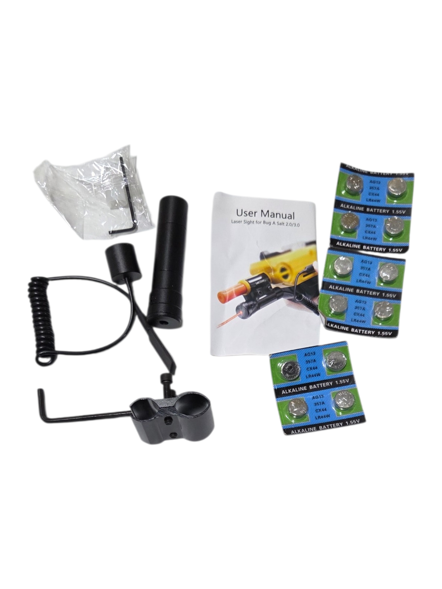 Bug-A-Salt 2.03.0 Laser Sight Attachment With Batteries & Manual