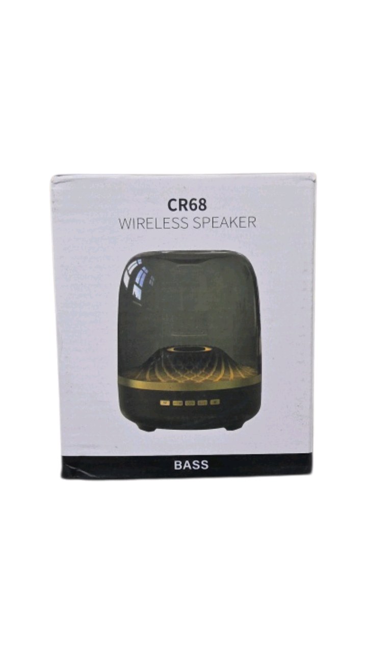 CR68 Wireless Bluetooth Speaker With Bass Light, Sealed Box