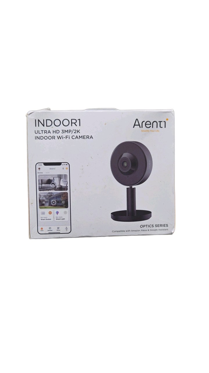Sealed Arenti INDOOR1 Ultra HD 3MP2K Indoor Wi-Fi Security Camera