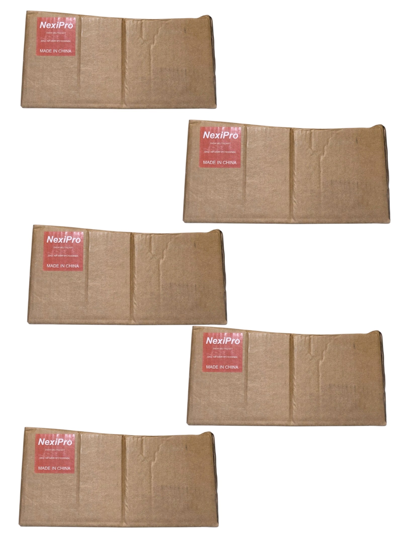 5 NexiPro Snow Melting Mats Heated Outdoor Sidewalk Mats Unopened Boxes