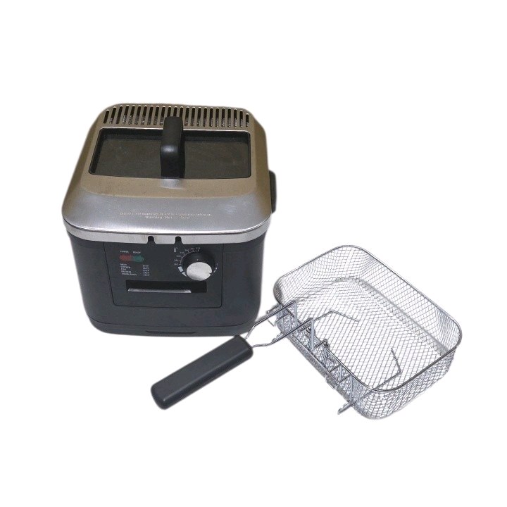 Walmart Electric Deep Fryer w Basket Model MS8400-78514-2