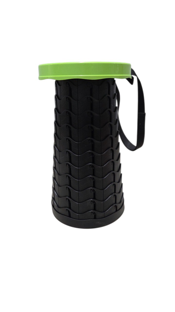 Retail value about $50$70 new Cyclone Seat Collapsible Portable Stool Green Black With Carry Strap