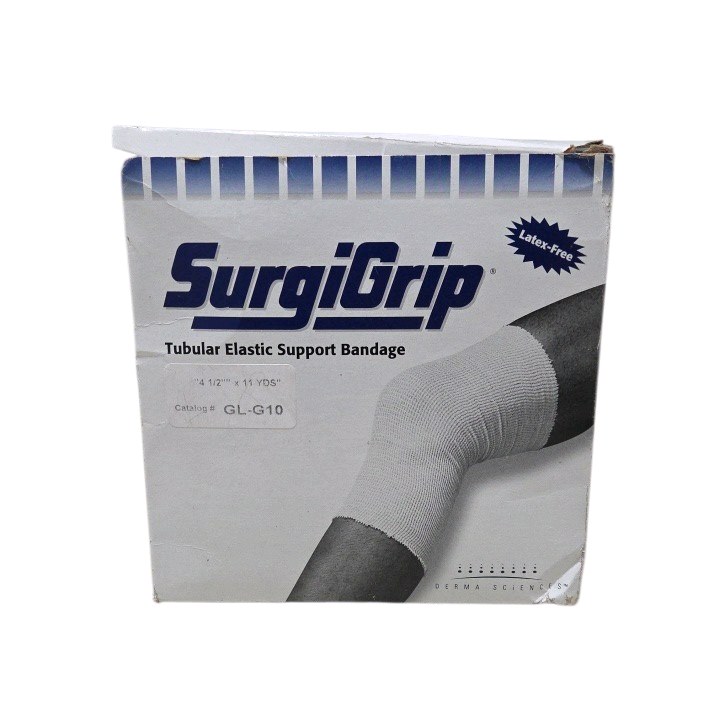 SurgiGrip GL-G10 Tubular Elastic Support Bandage 4.5 x 11 Yards Latex-Free