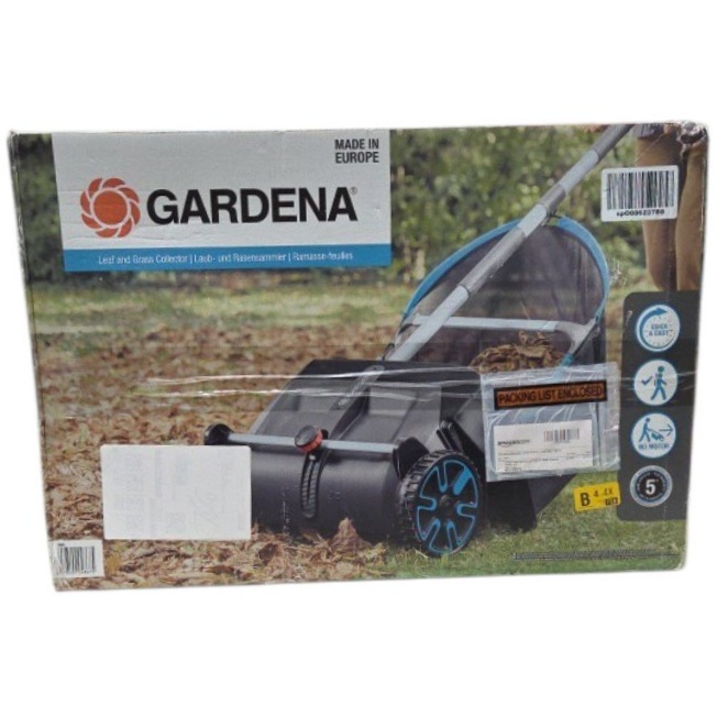 Retail value $179.99$189.99 Gardena Leaf and Grass Collector  Push Lawn Sweeper  Open Box