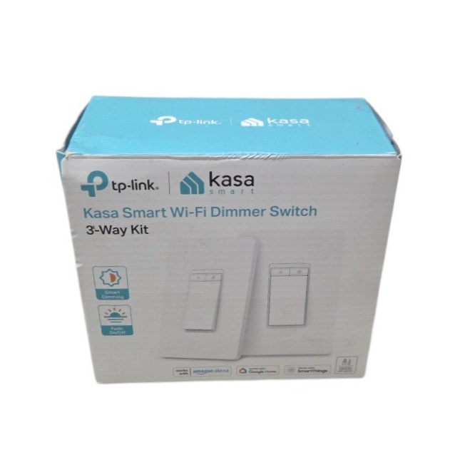 TP-Link Kasa KS230 KIT Smart Wi-Fi Dimmer Switch 3-Way Kit Open Box