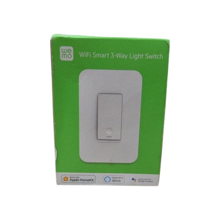 Wemo WLS0403 WiFi Smart 3-Way Light Switch Apple HomeKit Alexa Google