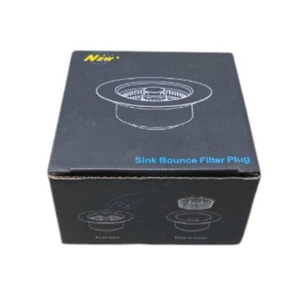 Sink Bounce Filter Plug Drain Basket Strainer Open Box