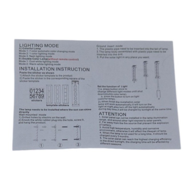 XINDEW Solar Address Sign House Number Lights With Stakes and Numbers