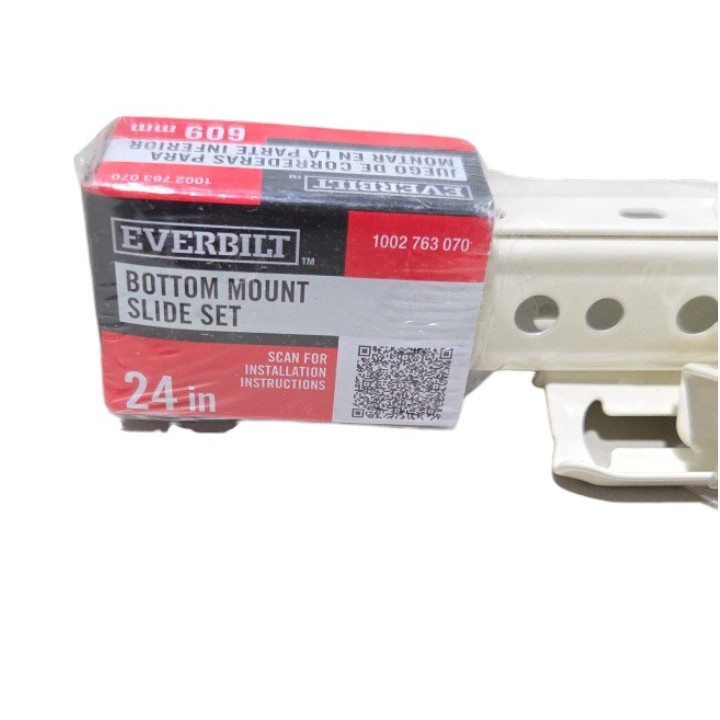 Lot of 2 Everbilt 24 Bottom Mount Drawer Slide Sets 1002 763 070