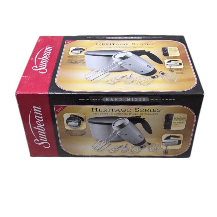 Sunbeam Heritage Series Hand Mixer With Box and Manual