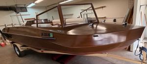 2020 Homemade Open Motor boat 21’6” – MerCruiser Inboard/Outdrive – Trailer (1989) Included