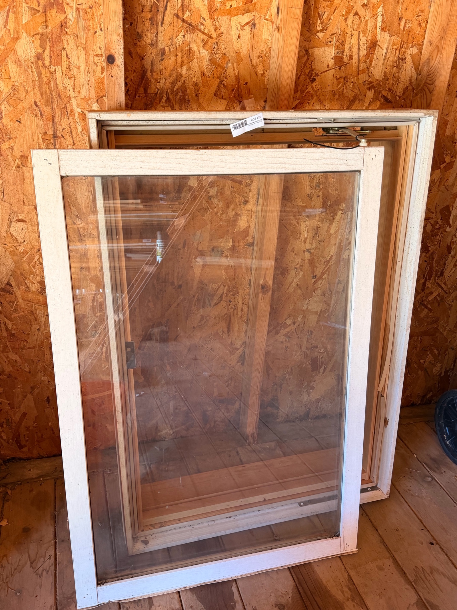New Wood Framed Window Unit - Window Insert.