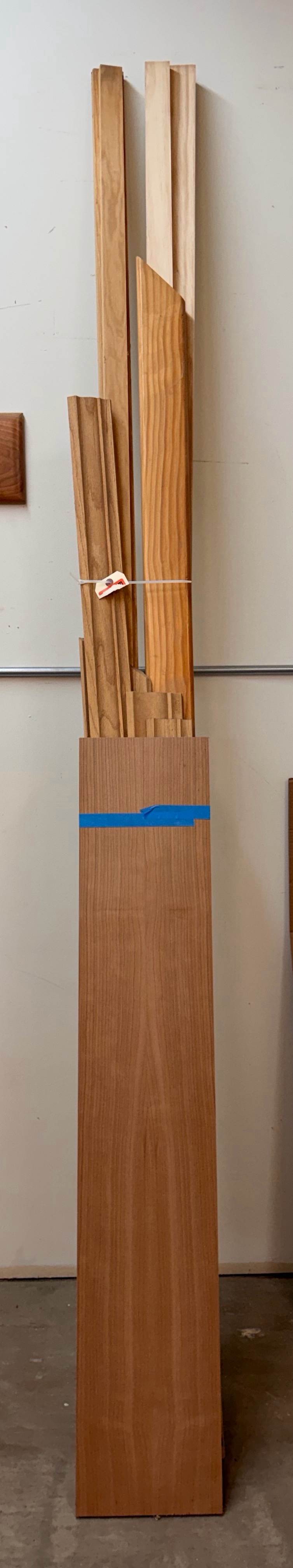 Trim & Finished Wood Board Lot  Long Boards, Molding, Mixed Sizes