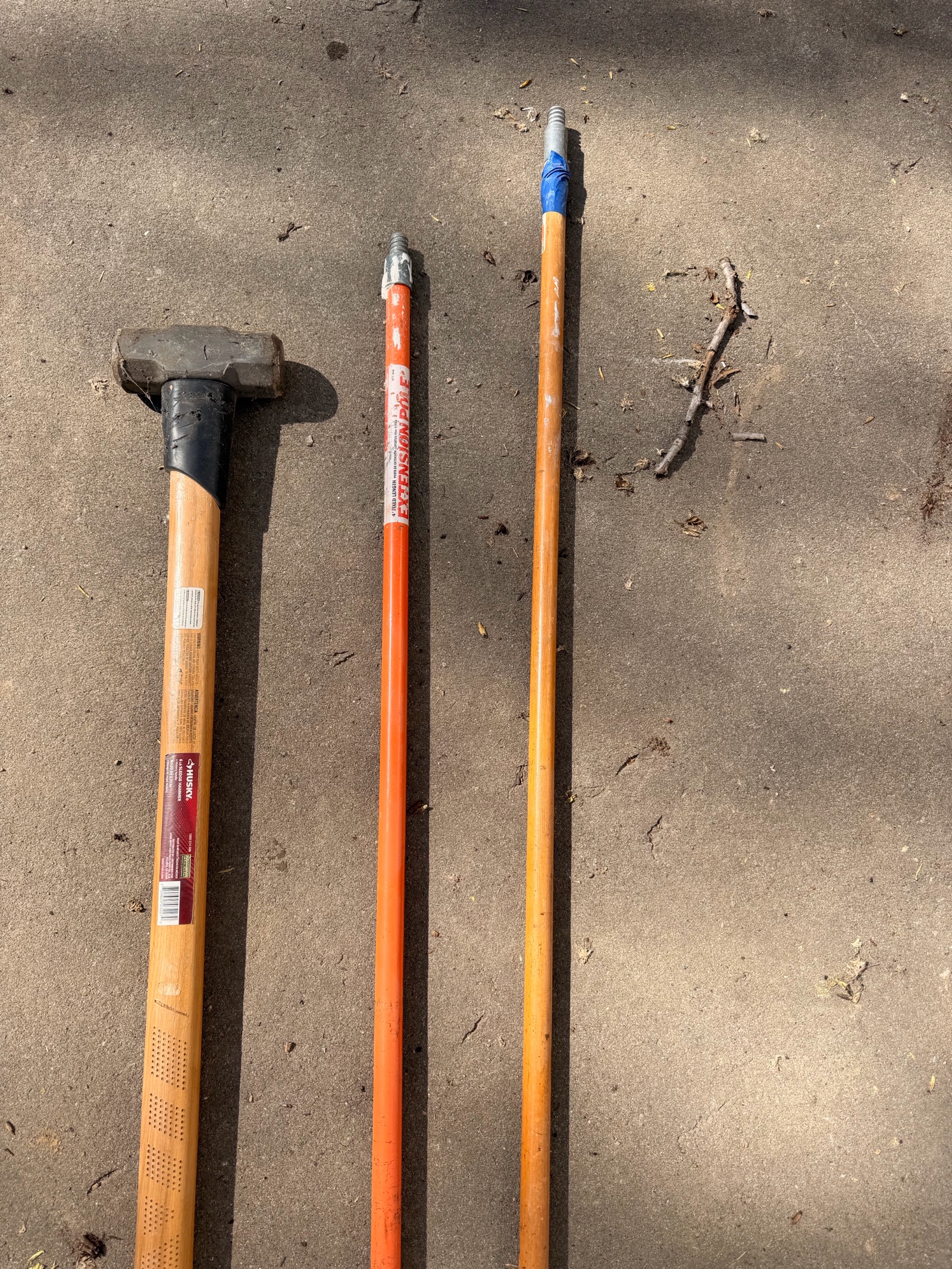 Paint Poles & Sledge Hammer