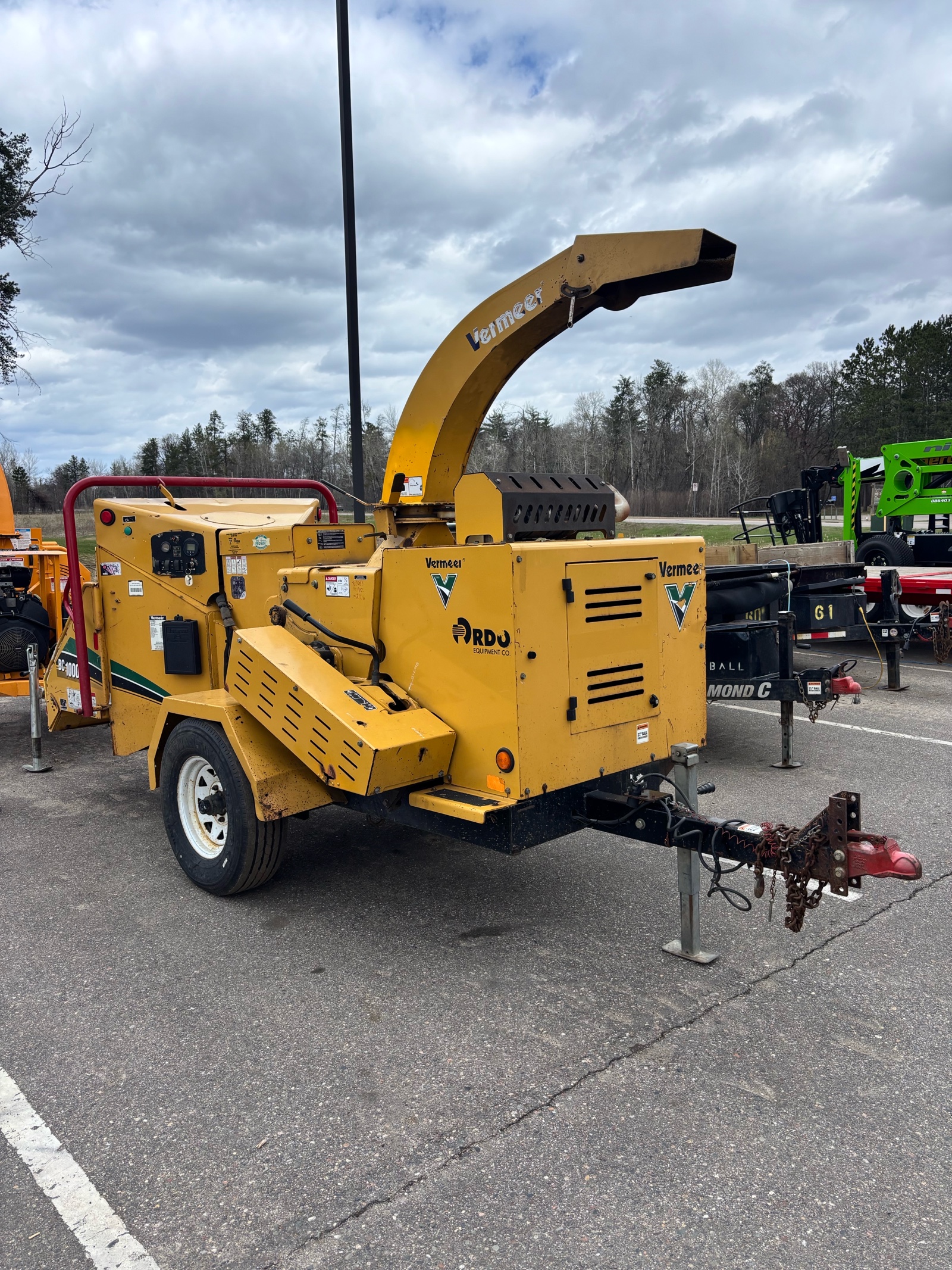 2014 Vermeer BC1000XL Duetz 74hp Diesel Wood Chipper 12