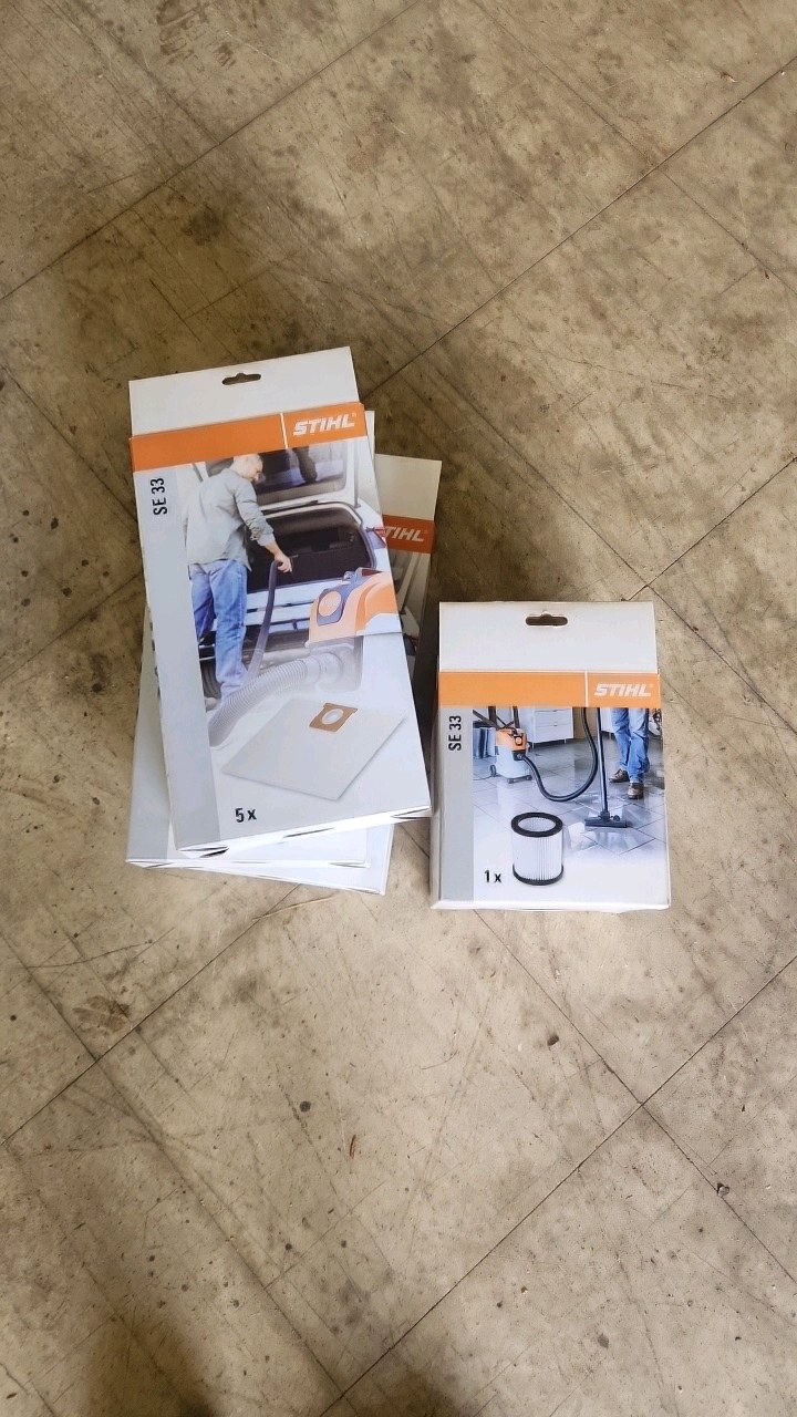 Lot of (3 Boxes) Stihl� SE33 Filter Bags with (1) Filter