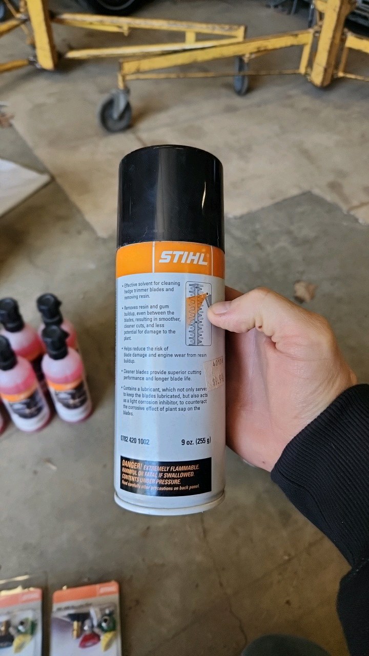 Lot of (4 Cans) Stihl� Hedge Trimmer Blade Cleaner