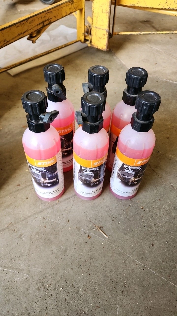 Lot of (6 Bottles) Stihl� Pressure Washer Pump Conditioner and Winterizer
