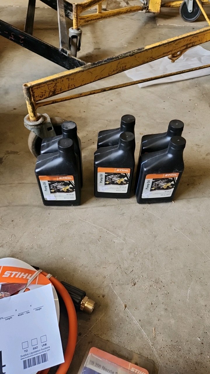 Lot of (6 Bottles) Stihl� ND SAE 30 Pump Oil