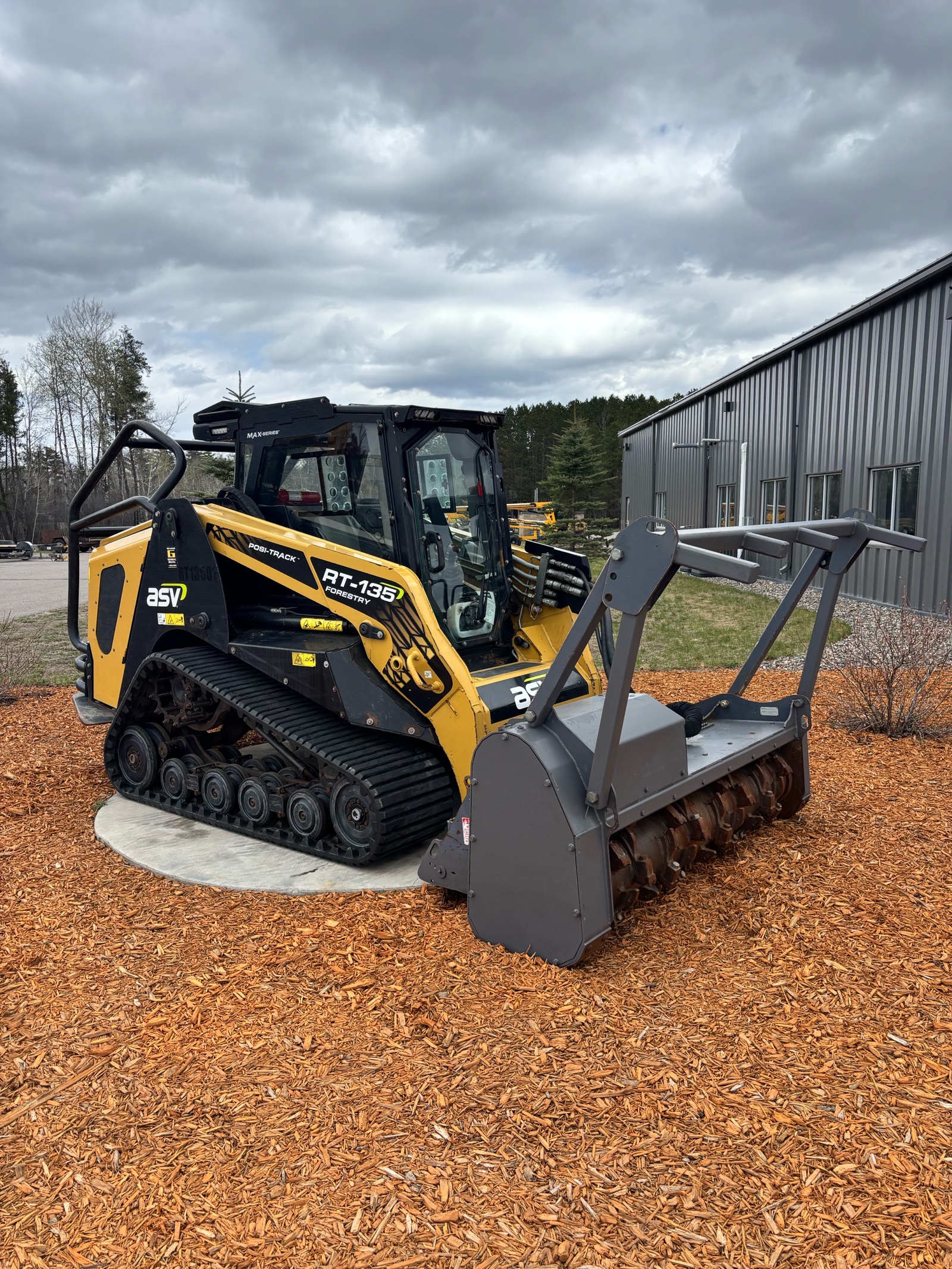ASV RT135 Forestry and Mulching Head