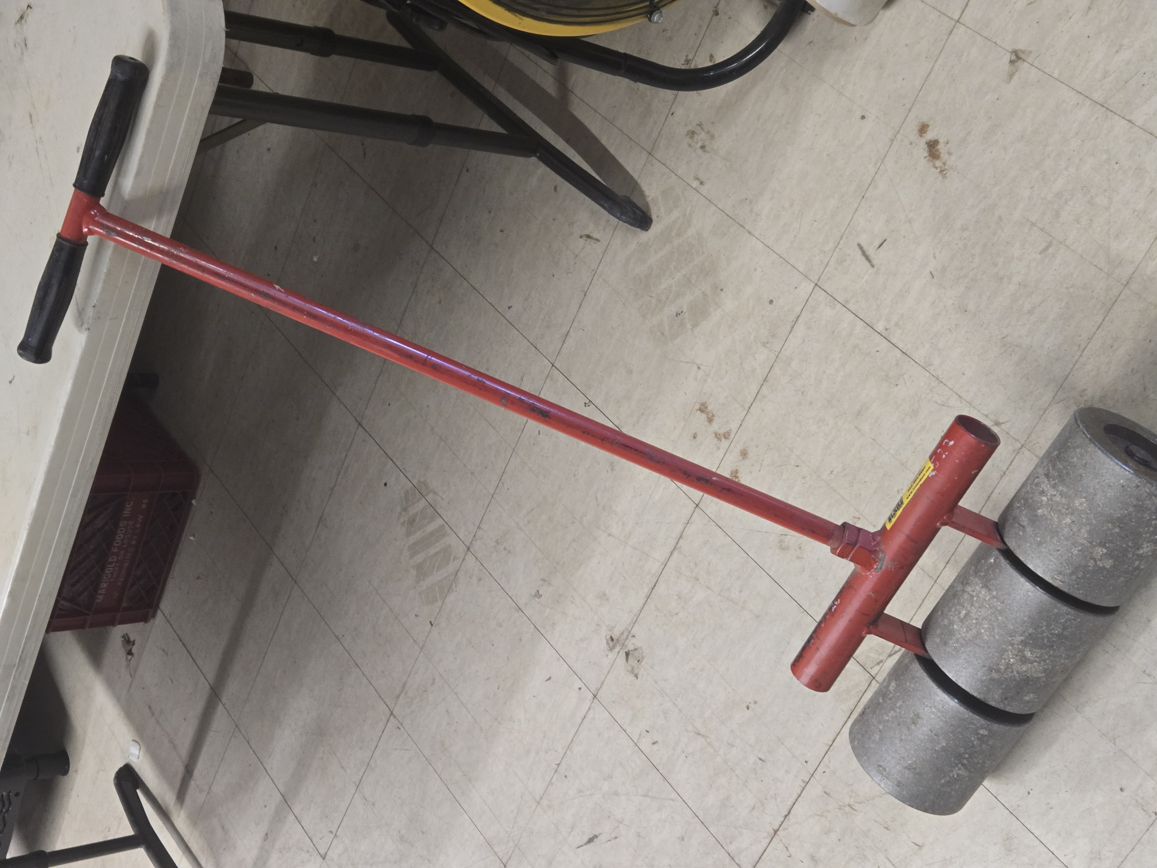 ViynlLinoleum Floor Roller