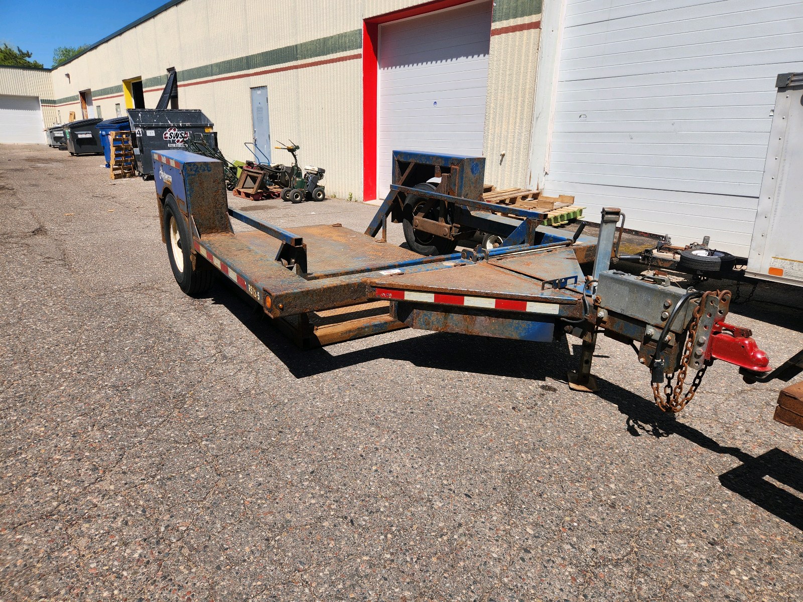 2018 Air Tow Single Axle Drop Deck Trailer