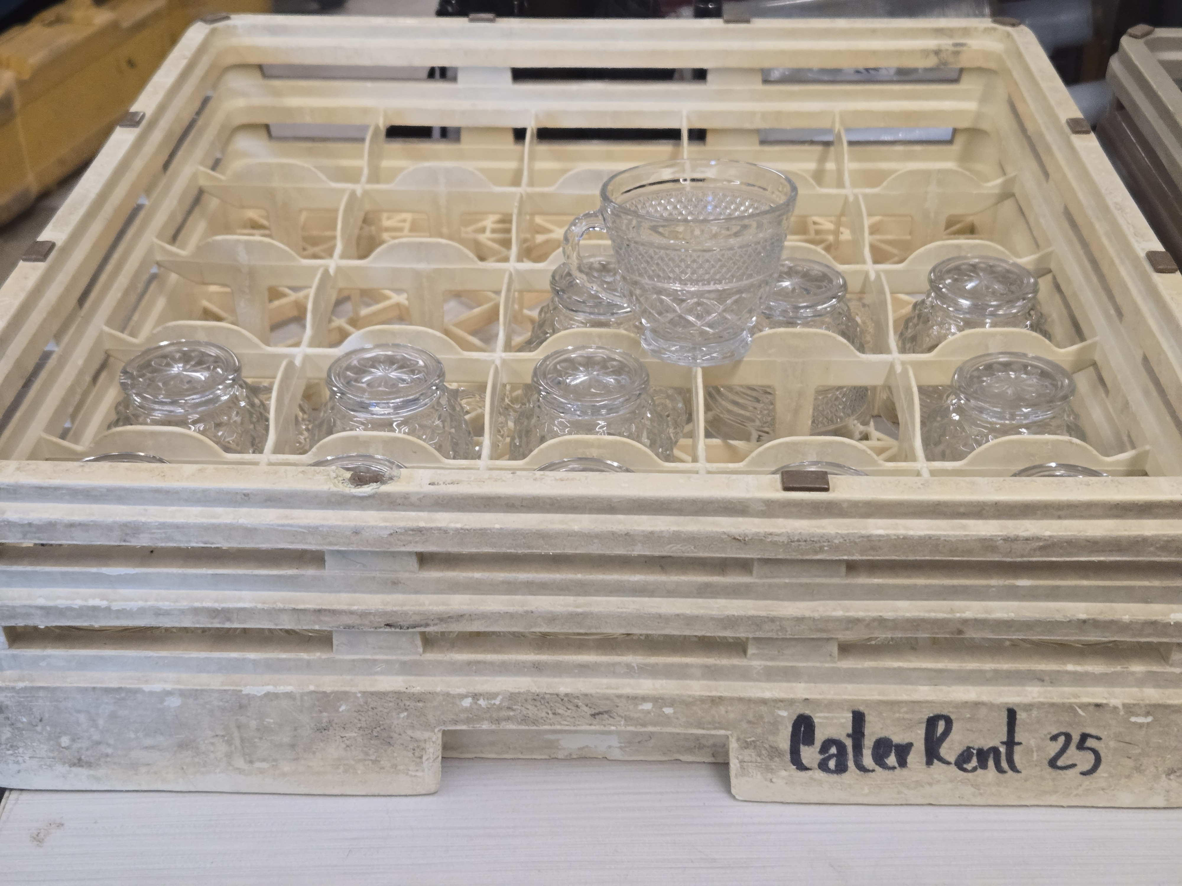 Punch Glasses wTray