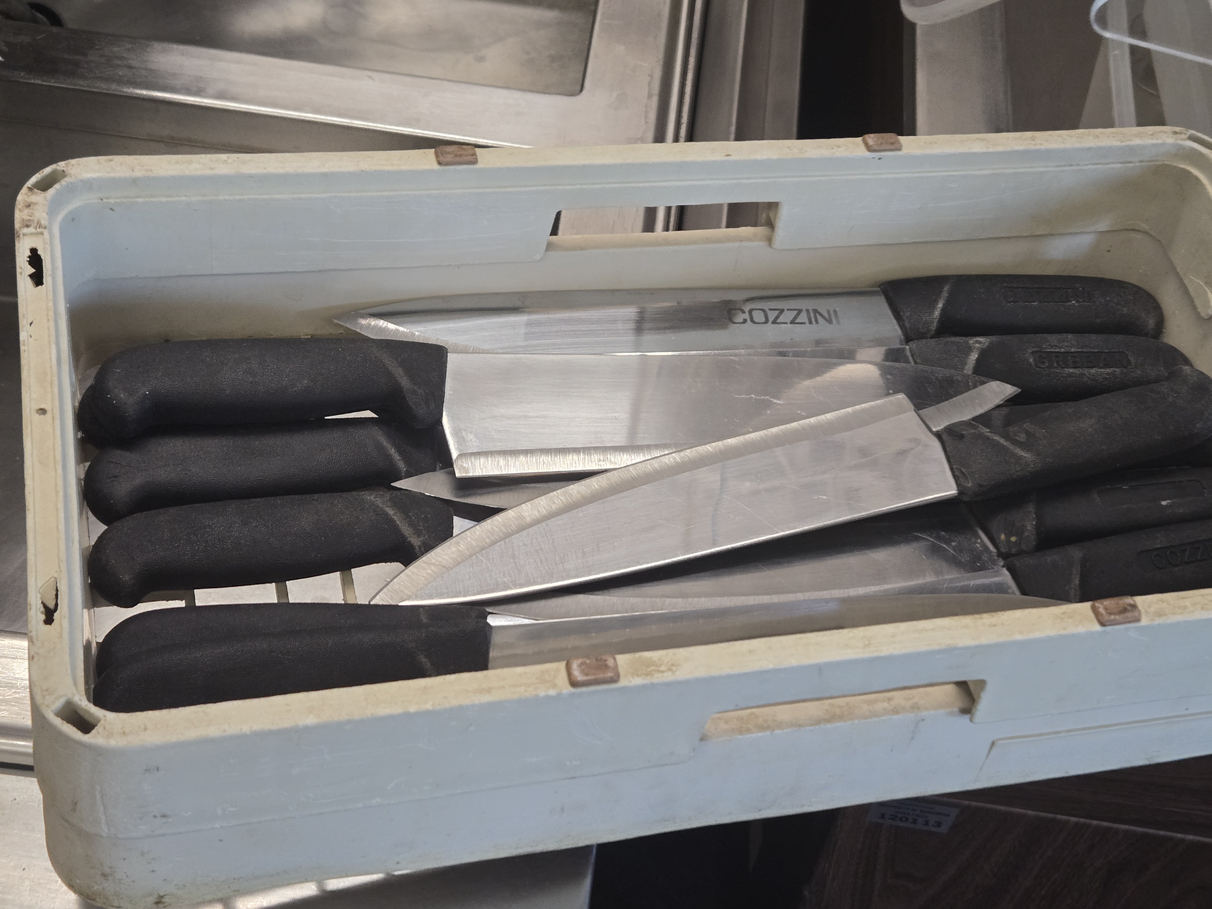 Butcher Knives wTray