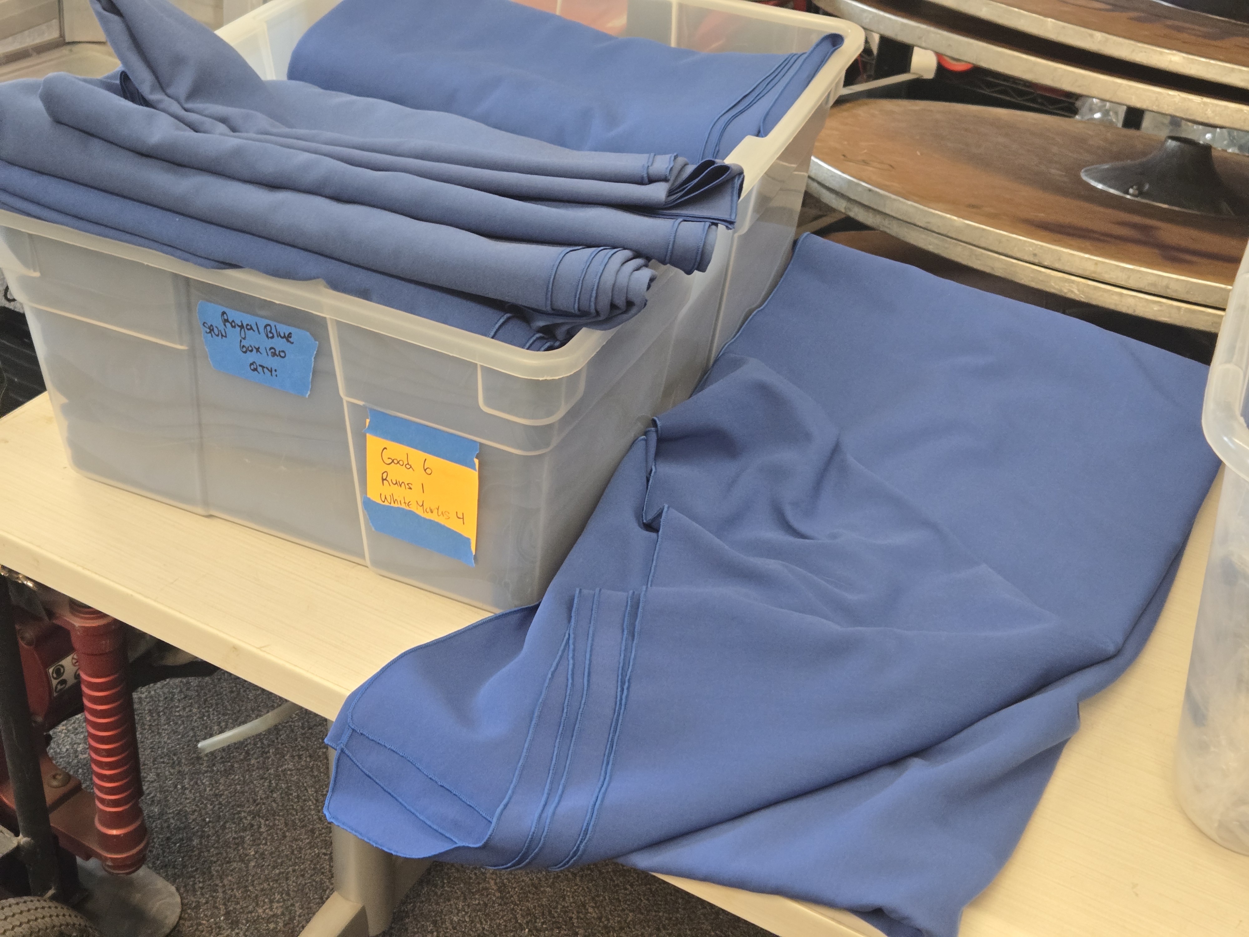 Royal Blue Table Clothes
