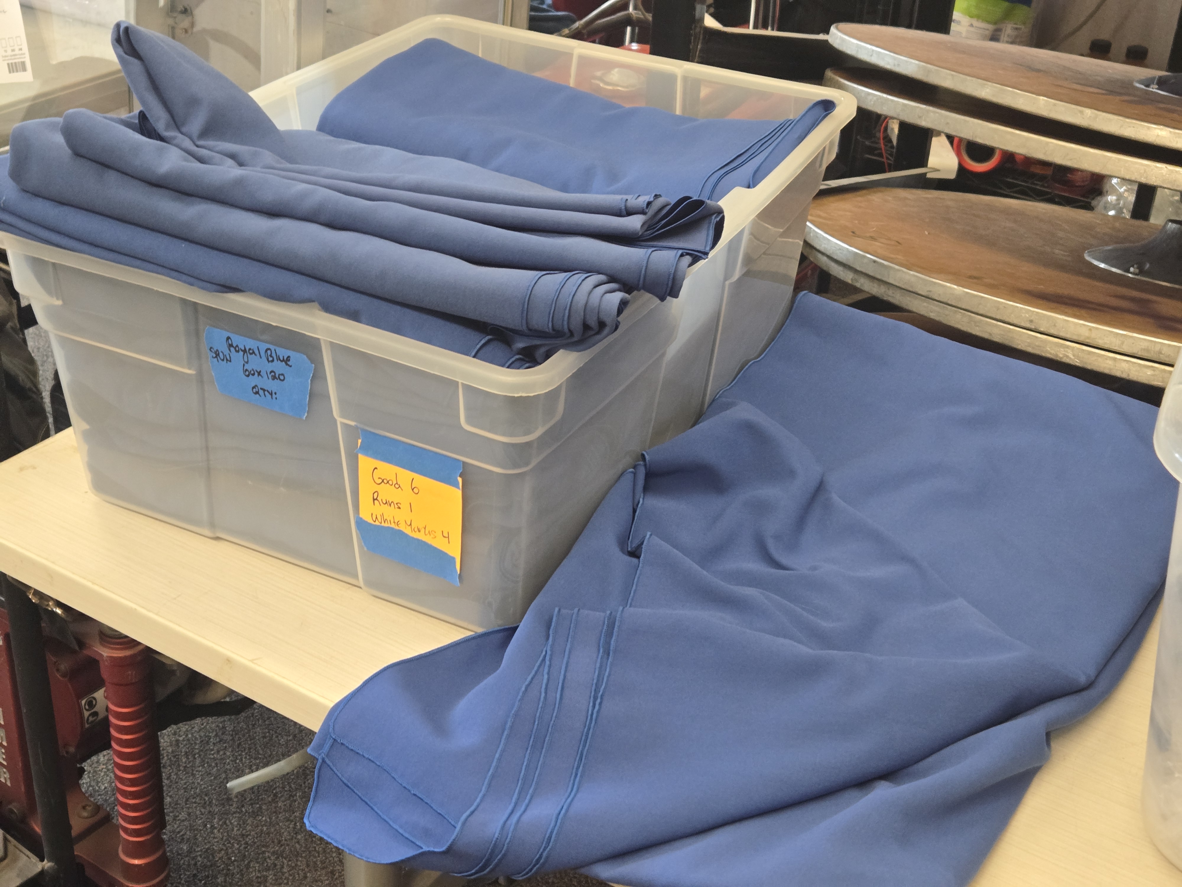 Roayl Blue Table Clothes