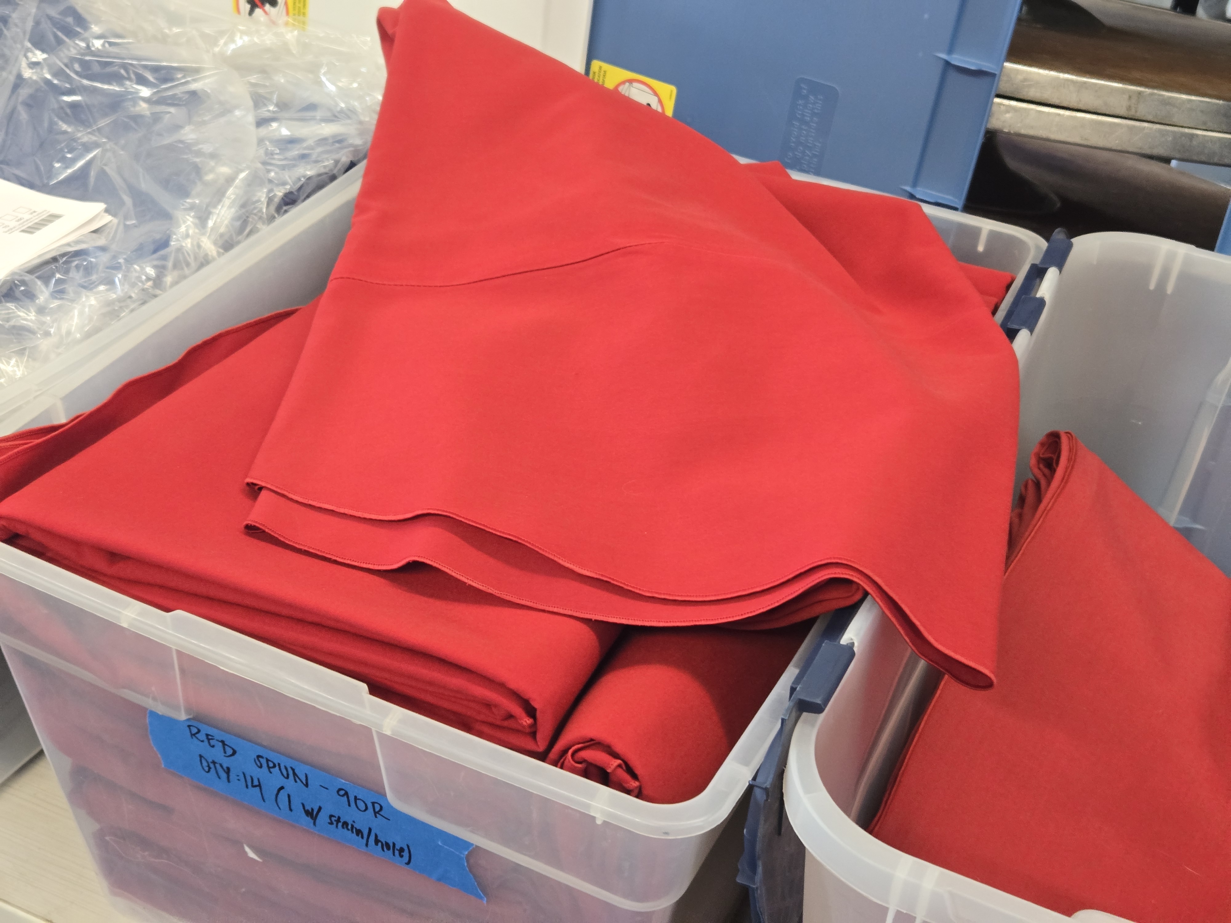 Red Round Table Clothes
