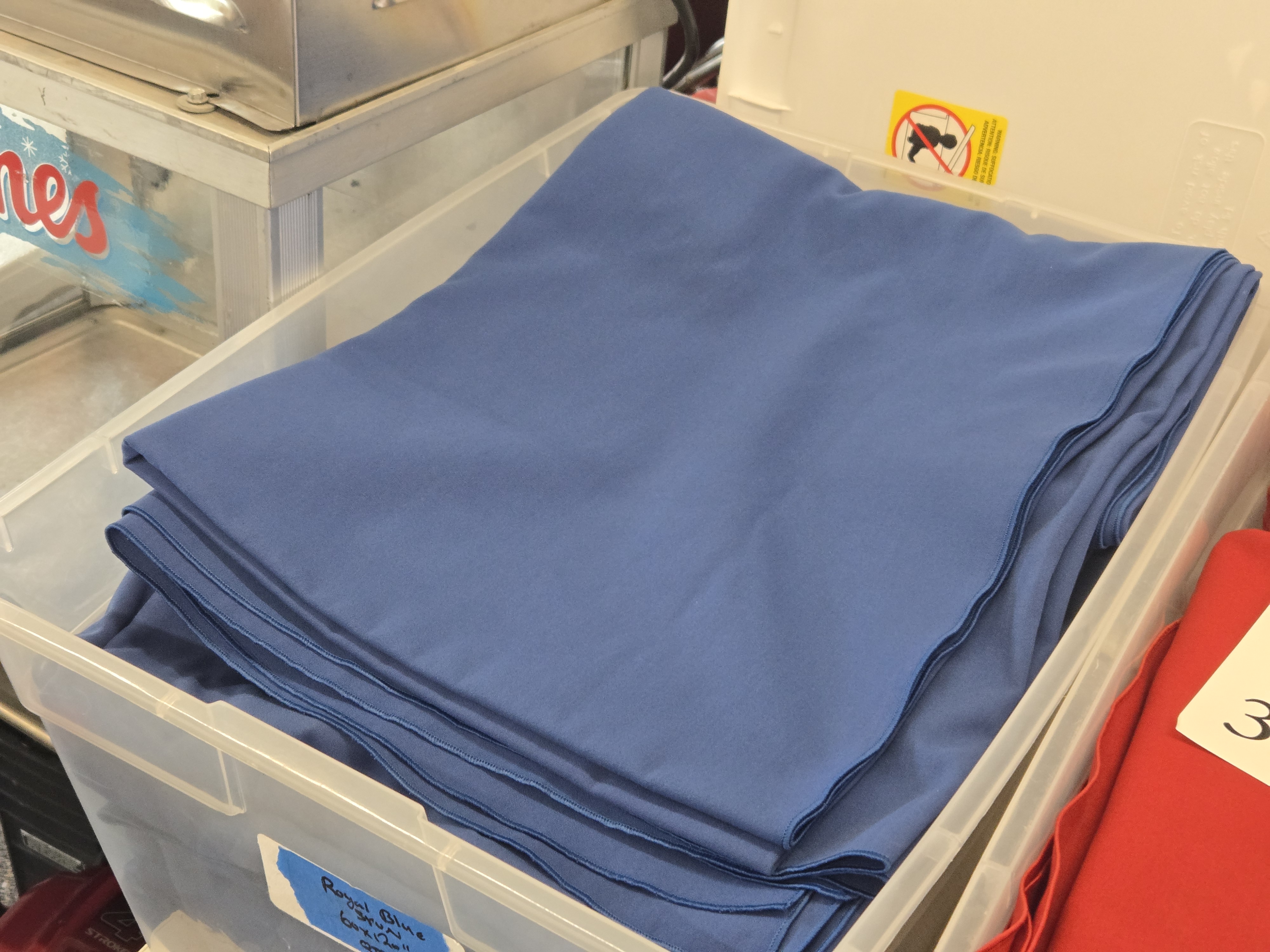Royal Blue Table Clothes