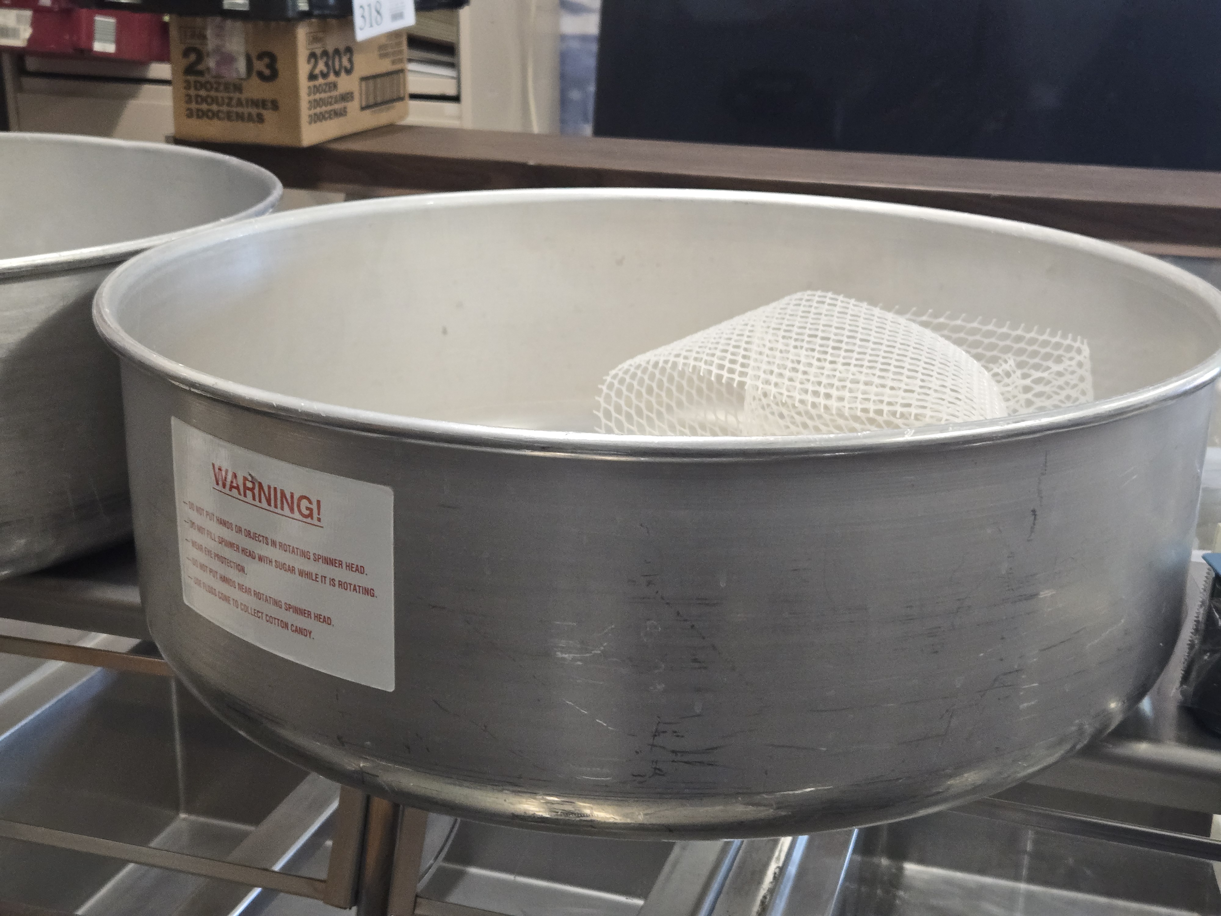 Aluminum Floss Pan for Cotton Candy