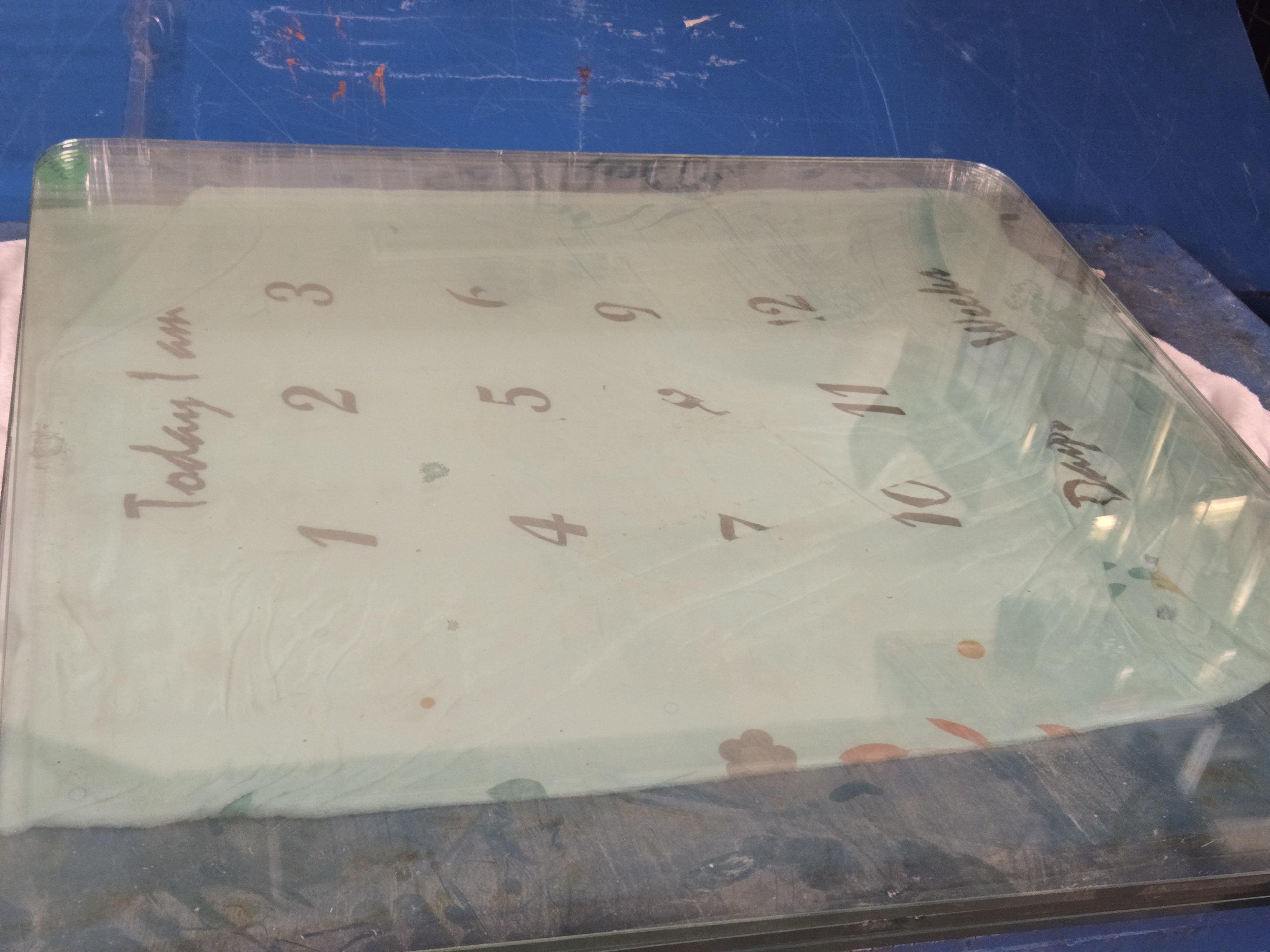 Square Glass Table Top