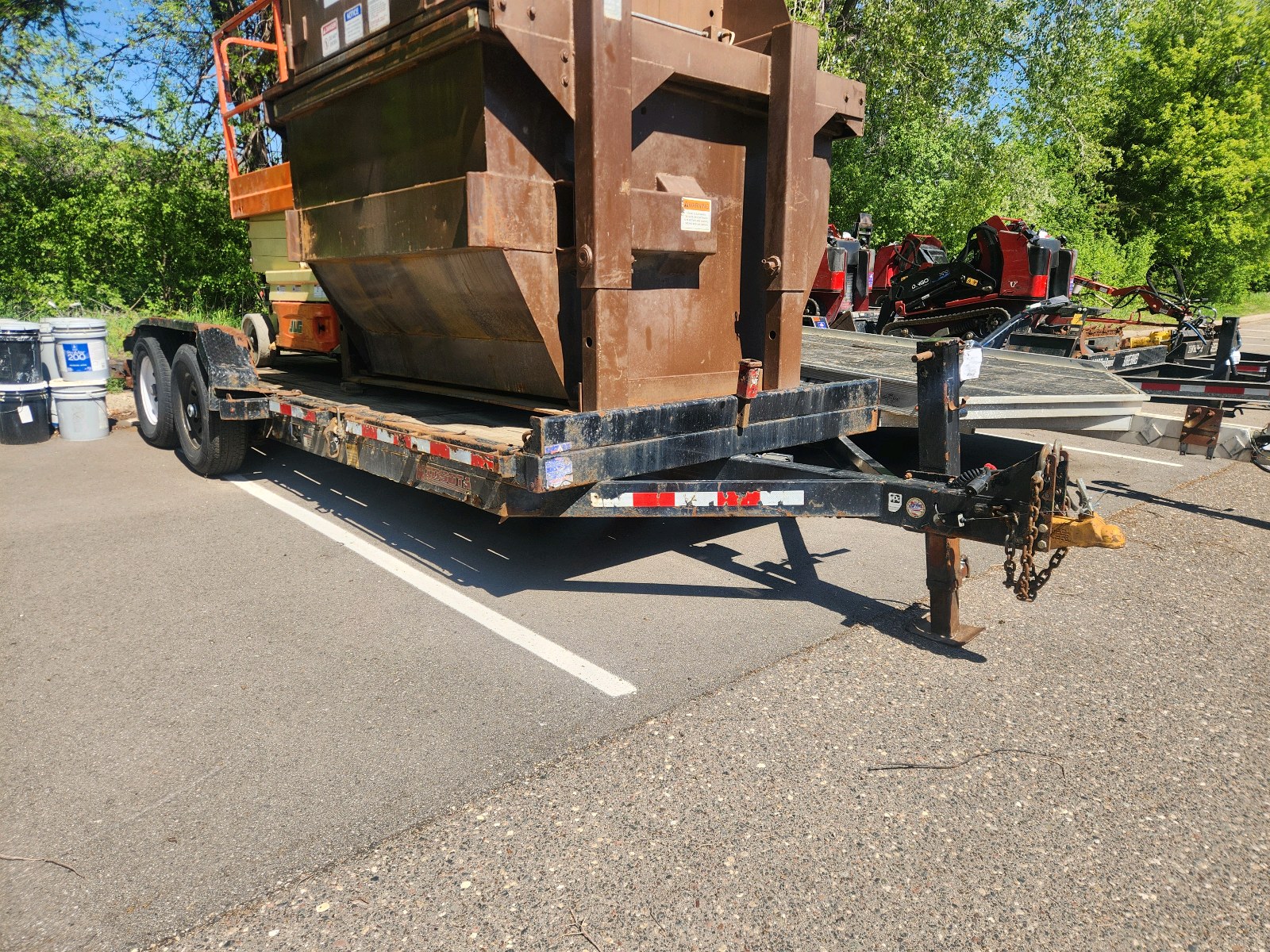 2021 Midsota 20 Single Axle Tilt Trailer