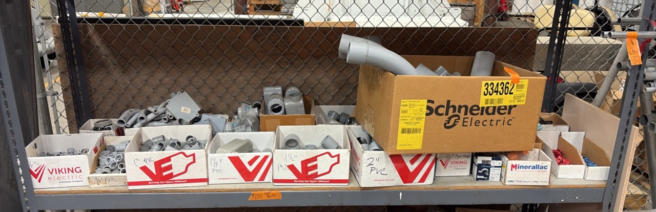 PVC connectors, PVC elbows, Rigid conduit bodies