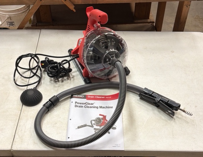 RIDGID Model PowerClear drain cleaner