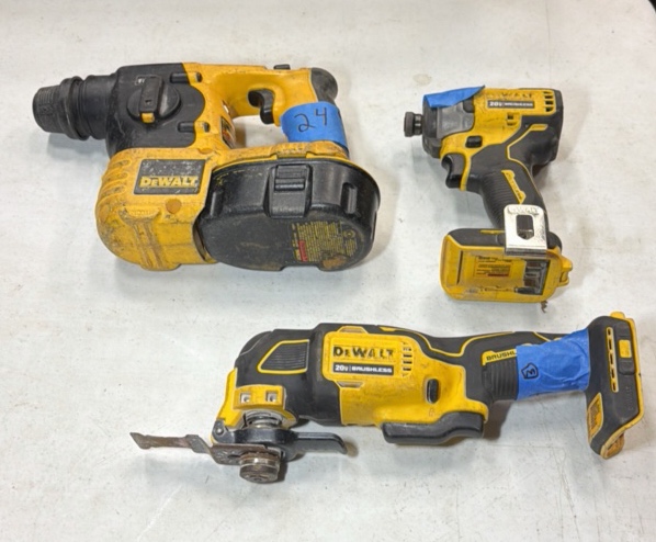 DEWALT Rotary Hammer, Impact driver, Oscillating Tool