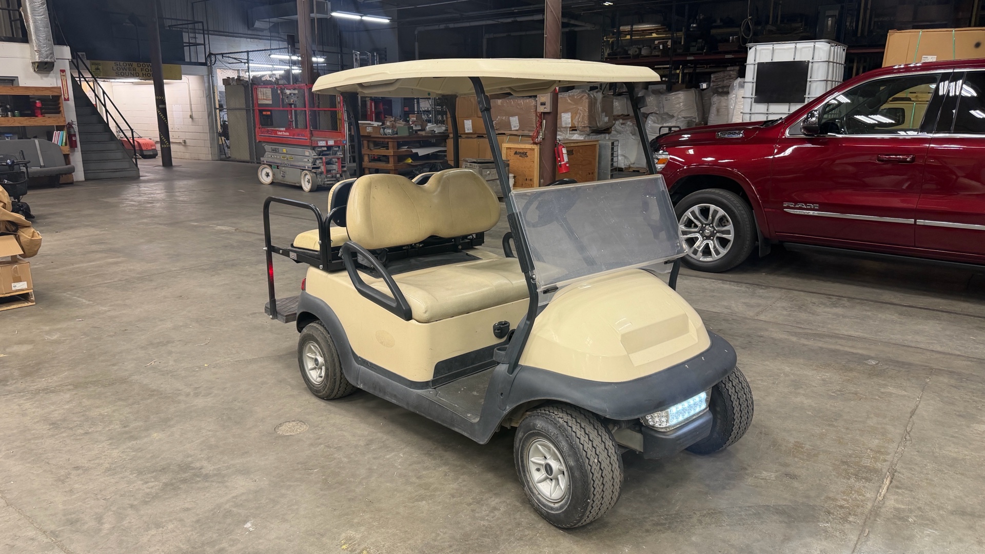 Club Car Golfcart with charger and newer batteries.