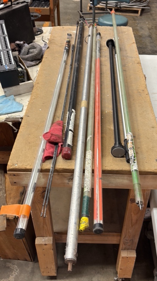 Auger 6 long Electrical Fishing rods and more