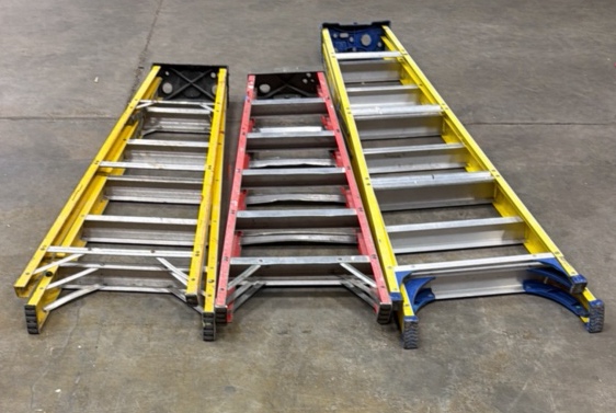 (2) 6ft ladders  (1) Louisville 8ft ladder