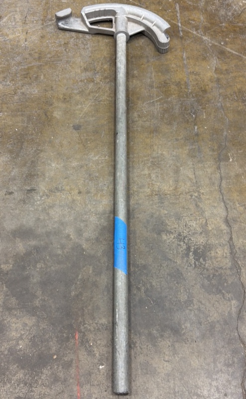 Pipe bender with a handle 5ft 3 12in