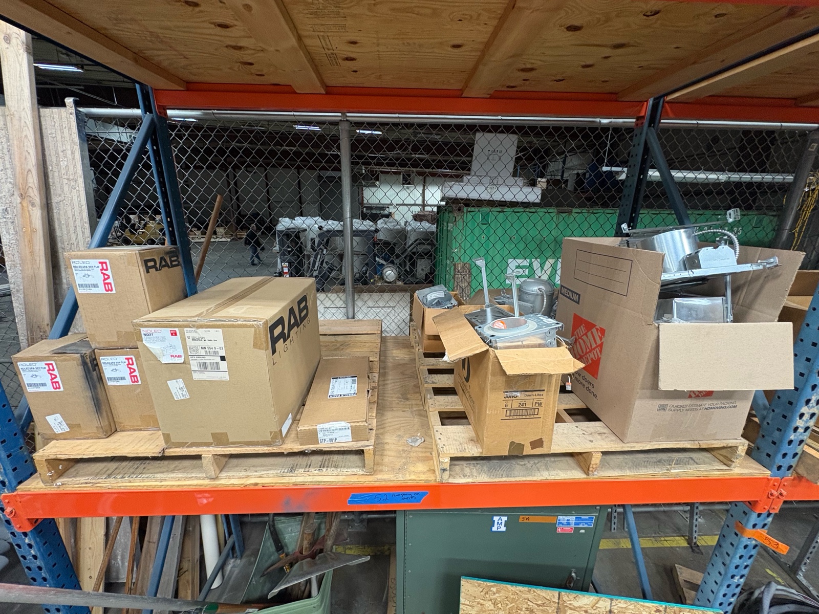 items on shelf
