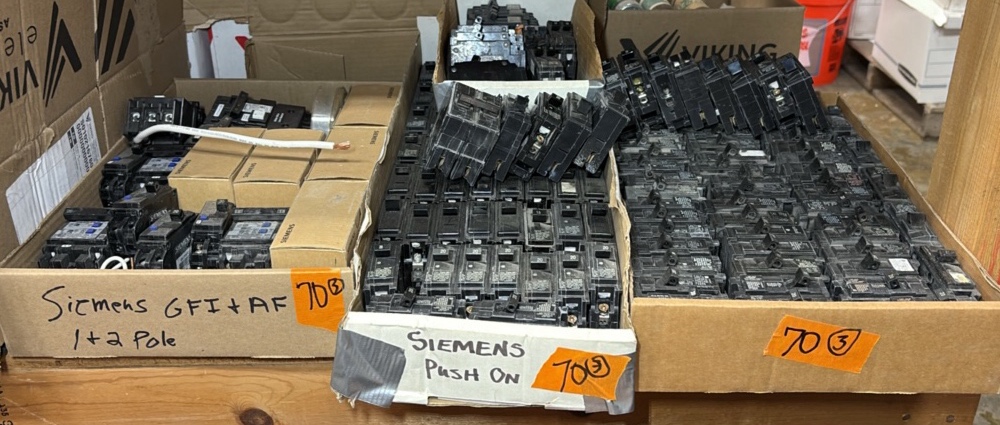 Siemens electrical breaker switches